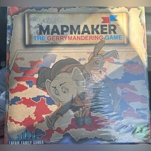 NEW in Box Mapmaker: The Gerrymandering Game by Lafair Family Game